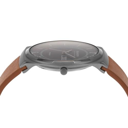 Skagen Men's MELBYE TITANIUM SKW6906 Watch, Brown