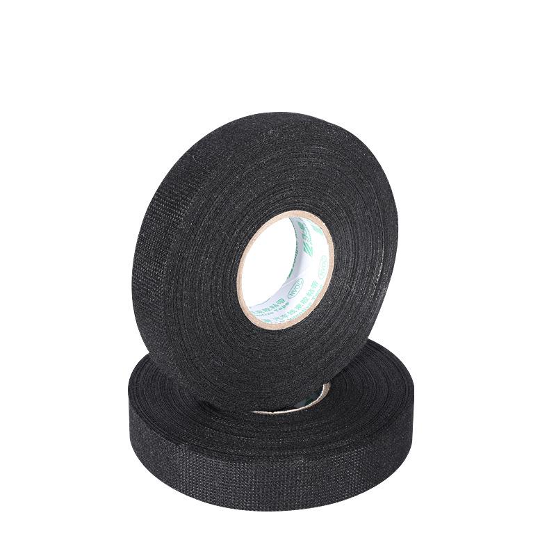 Yongle 19mm Automotive Wiring Harness Flannel Tape, Wear-Resistant Cloth Adhesive, 20 Meters