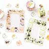 100pcs Soft and Cute Kindergarten Collage Tape Special Cartoon Animal Elements Hand  DIY Handbook Decoration Stickers