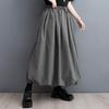 Plus Size Tummy-Concealing Slimming Midi Skirt for Spring/Autumn 2025 - Puffy Style