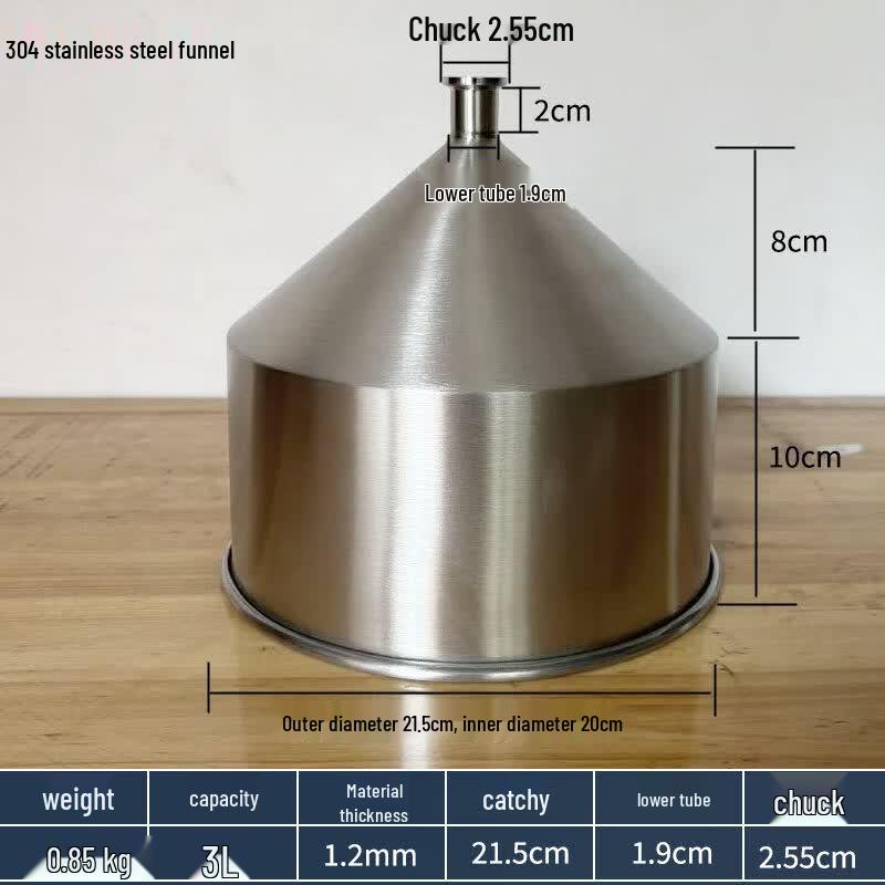 Industrieller 304 SS Trichter für Pasten-/Flüssigkeitsabfüllmaschine