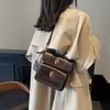 Fashion trend multi-pocket small square bag women's bag 2025 new niche simple shoulder bag casual messenger bag