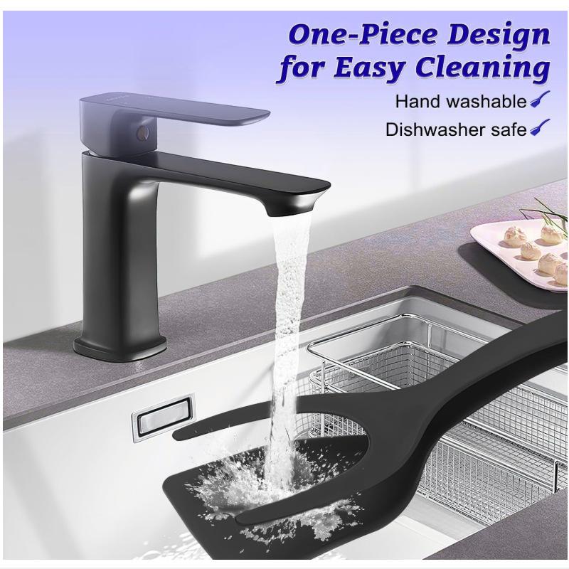 Multifunkční 2 v 1 obracečka kleště pro kuchyňské vejce steak toast šunka smažené kleště nepřilnavé kleště nové kuchyňské doplňky