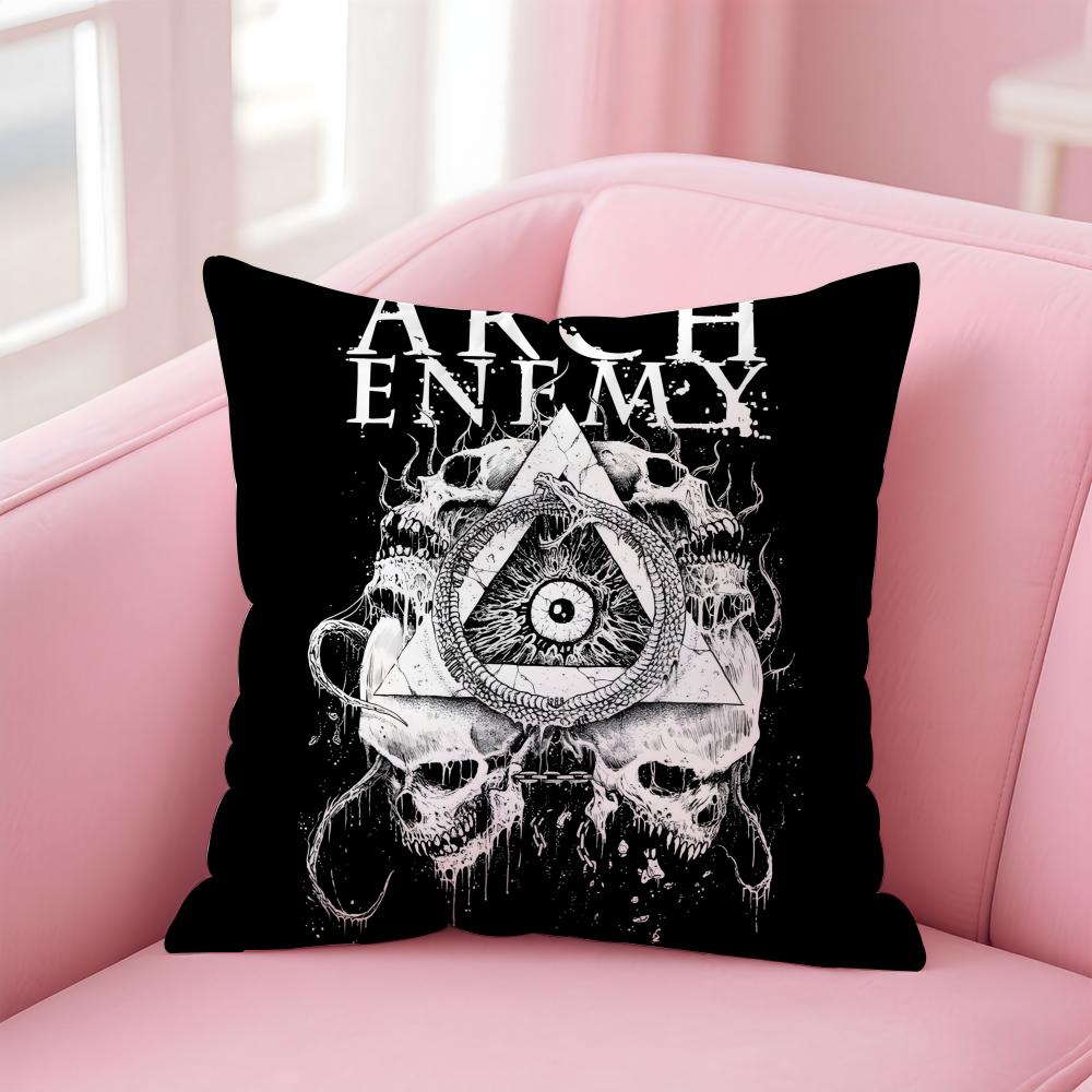 A-Arch Enemy Band Cushion Cover Comfortable Reversible Pillow Cover Ideal For Car Sofa Bedroom & Beyond