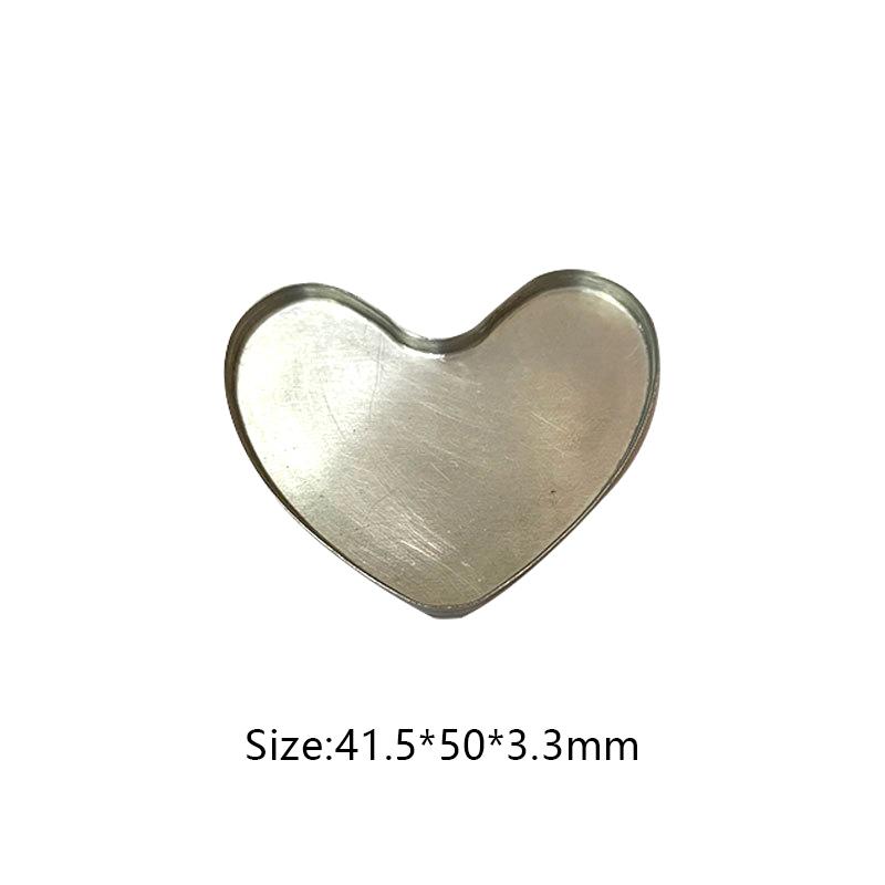 Liebesherzform Leerer Lidschattenbehälter Lippenstiftbox Pigmentpalette Nachfüllbar Rouge Highlighter Konturierungsbox Make-up Spender