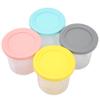 Eiscreme-Pintbehälter, 4 Stück, 600 ml, wiederverwendbare Gefrierbehälter für Lebensmittel, für NC299AMZ NC300s