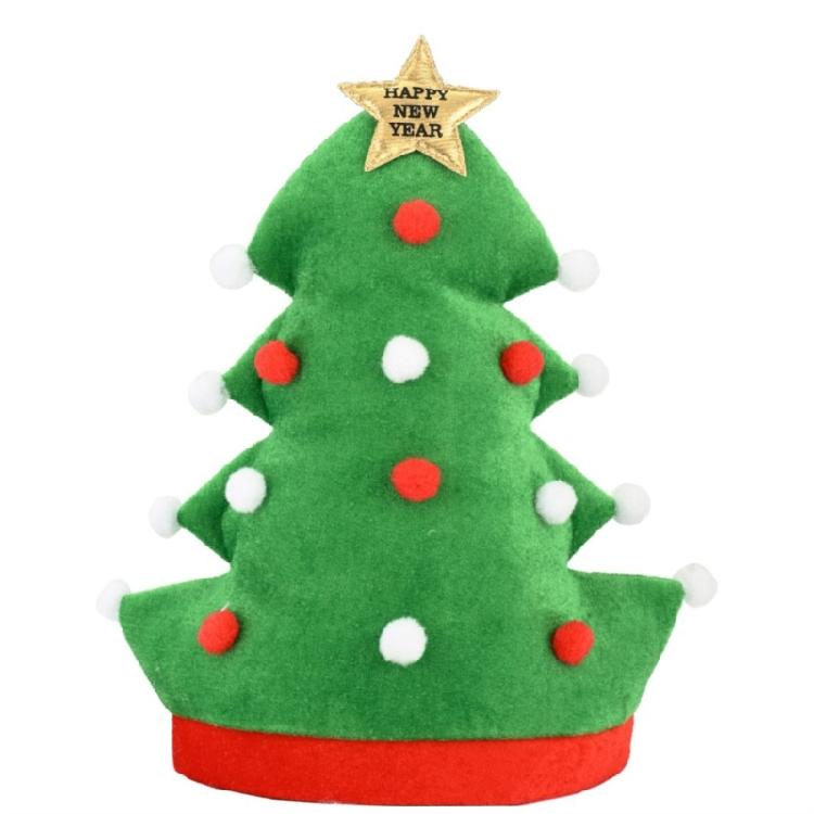 Christmas Party Hat Christmas Tree/Santa Hats Headgear For Caroling Family Portraits Gift Exchange Festival Decoration
