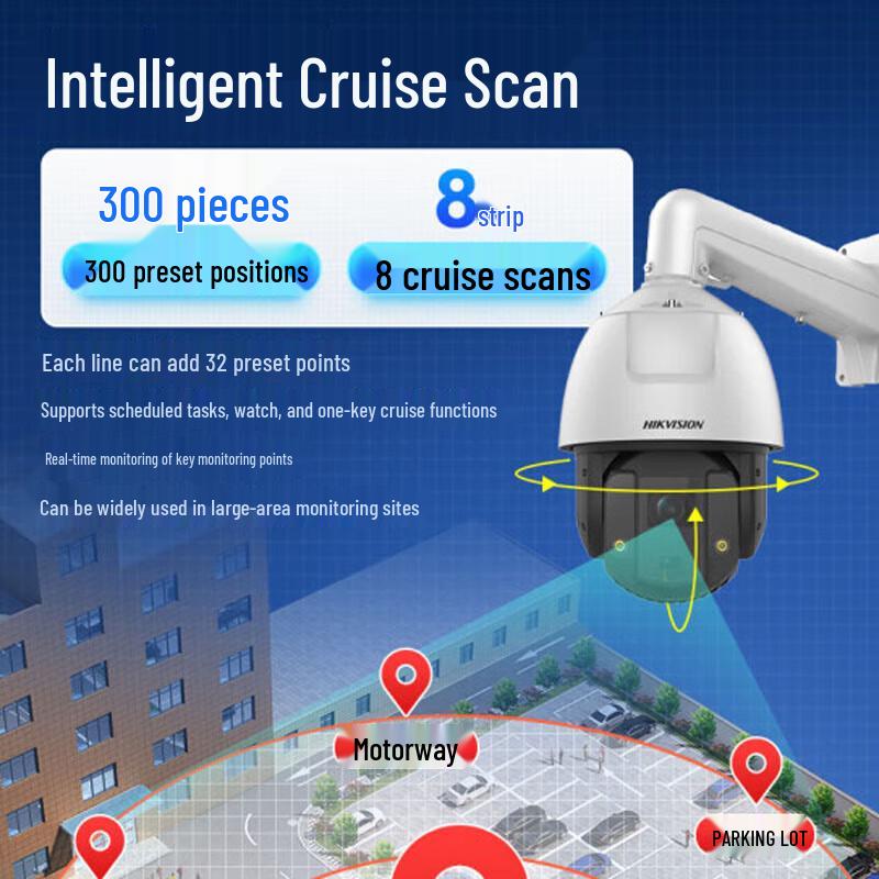 HIKVISION iDS-2DC7523IW-A 5MP 2K HD Explosion-Proof Outdoor PTZ Dome Camera CN plug (adapter included)
