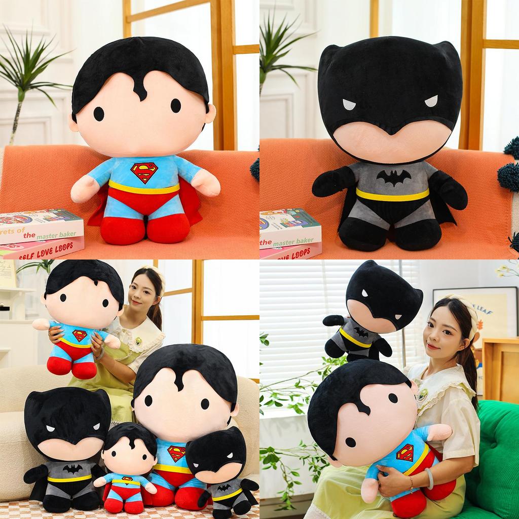 Superman Batman Plush Doll With Pp Cotton Fill Ideal For Playroom Decor And Collectors