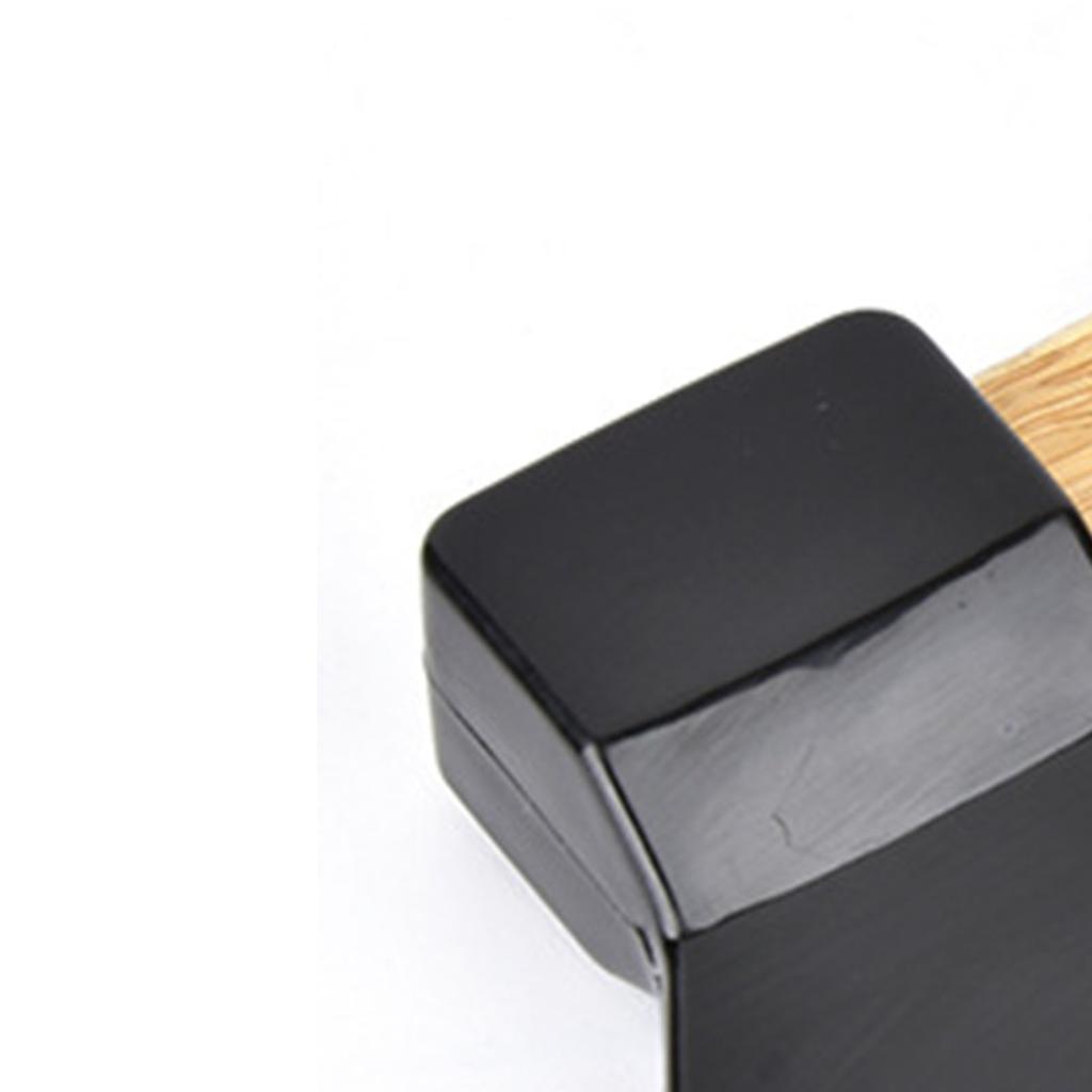 Nůž na pizzu 430 Ocel PP Bambusová rukojeť Ergonomicky Kulatá Sekera Kráječ na pizzu pro Domov Restaurace Černý