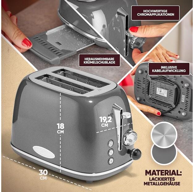 Тостер Proficook PC-TA 1193 anthrazit (511193)