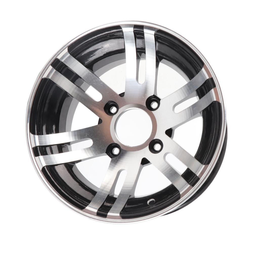 12 tums ATV Hjul Fälg Nav Aluminiumlegering Hög Styrka Ersättning för Fyrhjuling Go Kart Vagn Off Road Fordon