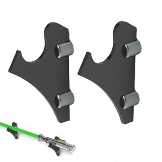 

2 шт./компл. акриловая полка для меча, настенная стойка для хранения, подставка, держатель