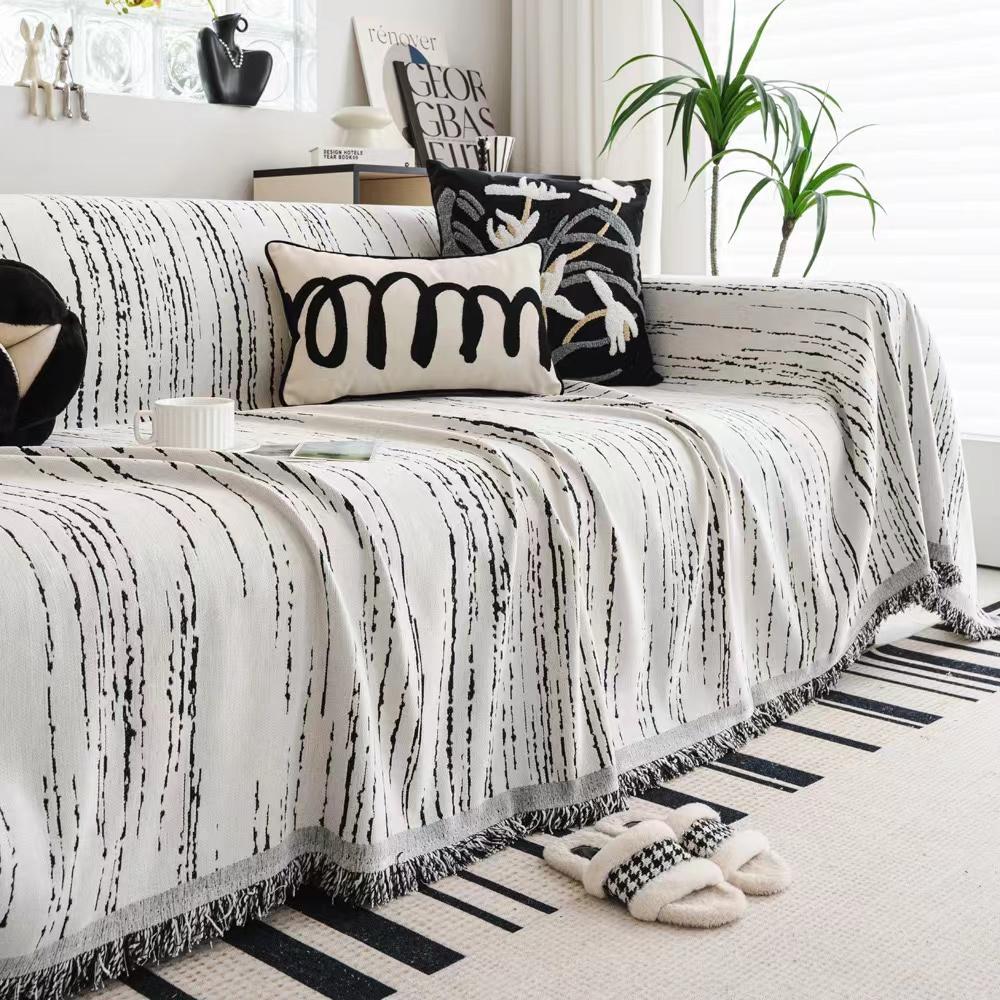 Luxury Soft Chenille Sofa Towel Anti-scratch Furniture Protective Cover  Universal 1/2/3/4 Seater Couch Cover for Living Room