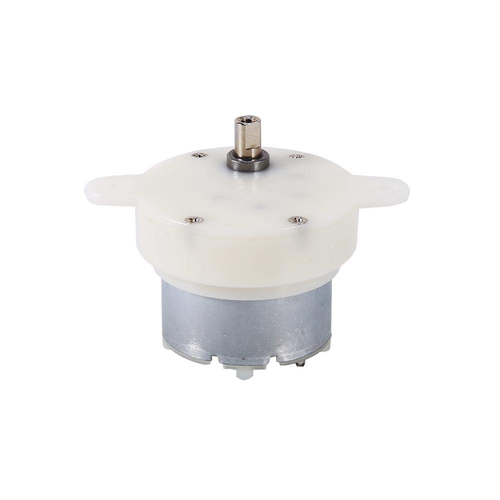 Low RPM DC Motor Slow Speed Motor High DC Motor 12V DC Electric Motor 3 RPM 4mm Shaft Micro Motor Slow Down Mute Motor, 12V Motor Slow RPM
