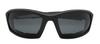 Sunglasses Eyewear SHOOT Bike Polarized Sunglasses with Windproof Pads Bicycle Smoke Free Size [RISE] Men's RS911-MATT BLACK/SMOKE