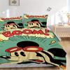 3pcs Mickey Mouse Goggles BOOM Bedding Set - Includes Quilt Cover and Pillowcases, Suitable for All Seasons, Machine Washable - Ideal Gift for Fa