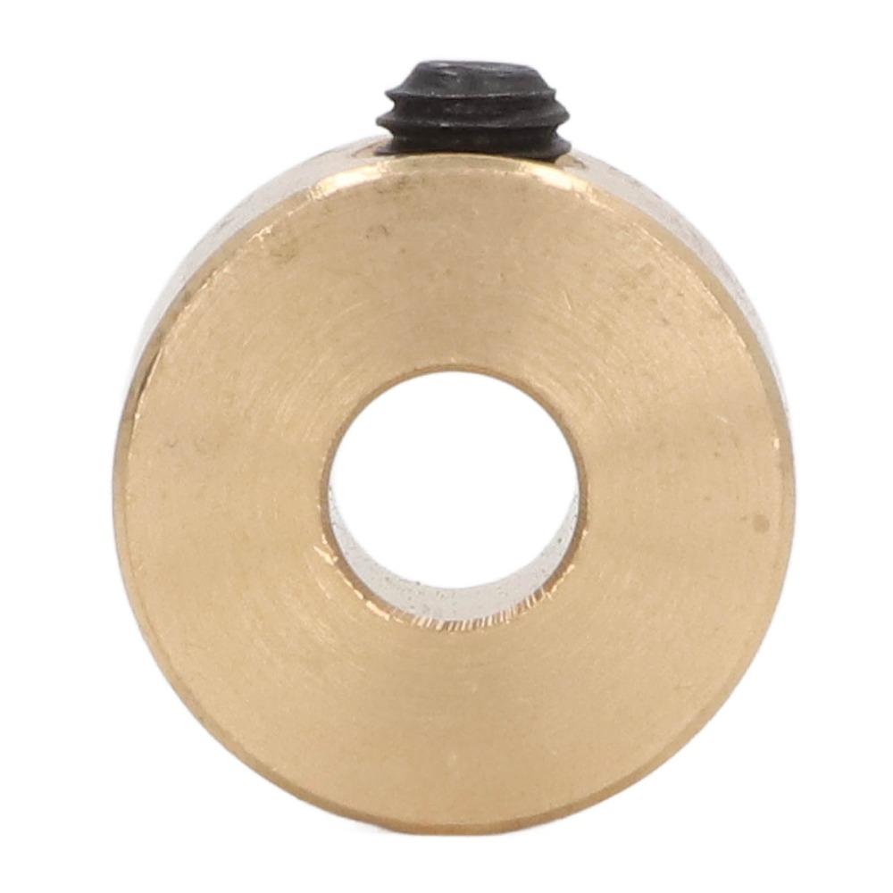 Precision Brass Material Drill Stop Collar Yellow Shaft Positioner Brass Drill Bit Depth Stop Collar Woodworking