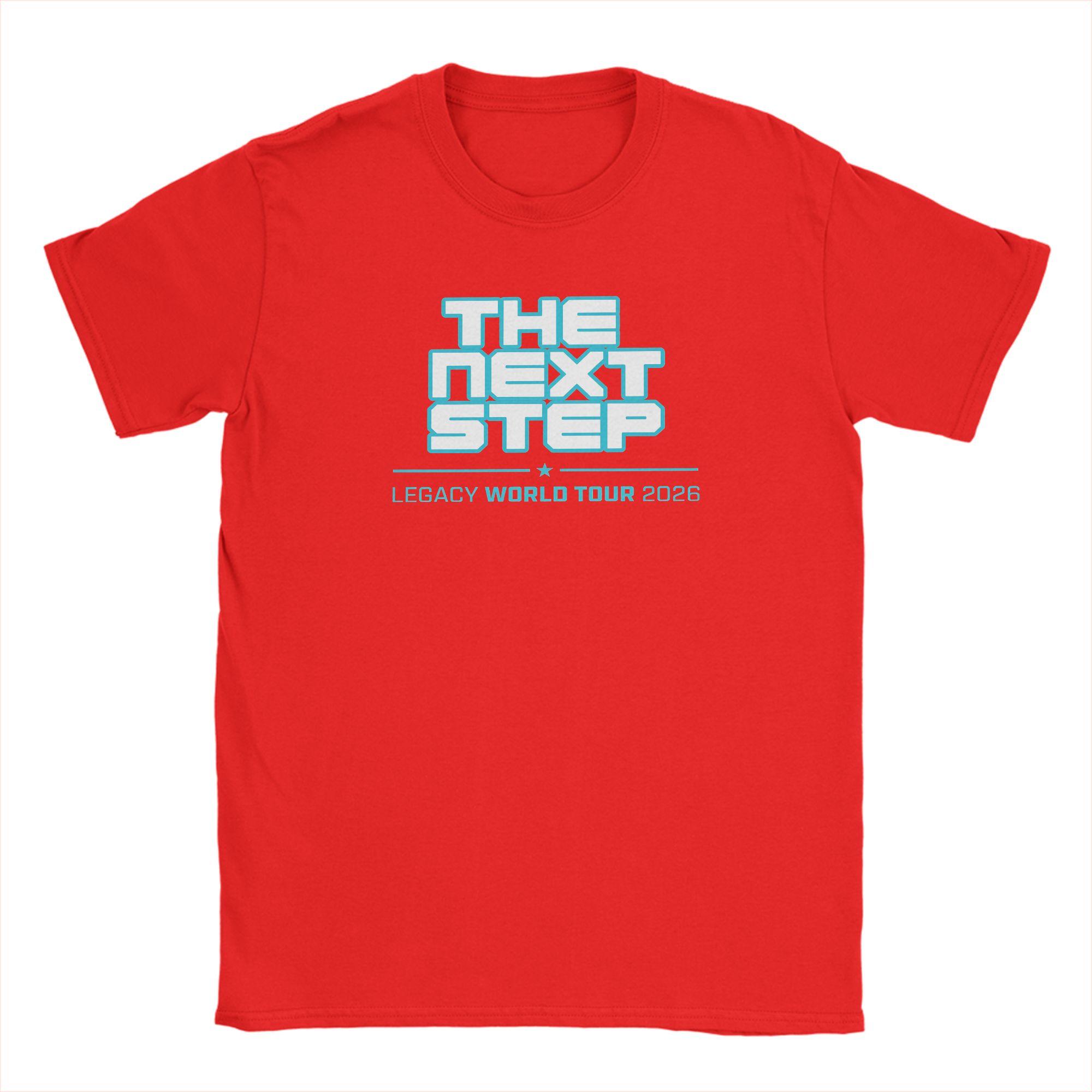 

The Next Step Legacy World Tour 2026 T Shirt Summer Cotton T Shirts For Unisex Trendy Cool Tee Shirt ShortSleeve Aesthetic Tops S