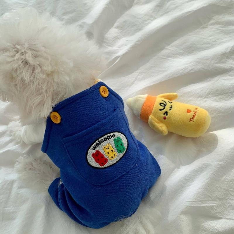Dog Cats Overalls Fashion and Easy to Clean Suspender Pants for Pet Outdoor Fashion Clothing for Small Breeds Spring Wear
