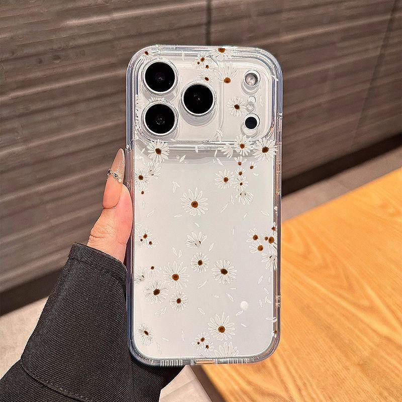 Clear Phone Case Flower Casing For Samsung Galaxy Note 20 S23 S21 Ultra S22 S20 FE Plus A14 A34 A35 A52 A05 A05S A53 A04 A04E