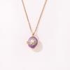 Brass Photo Locket Pendant Necklace Non-Fading Locket Necklace  For Jewelry Gifts