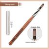 Sandalwood Nail Art Brush Set - Imitation Squirrel Hair with Pen Holder for Liner and Gel Painting