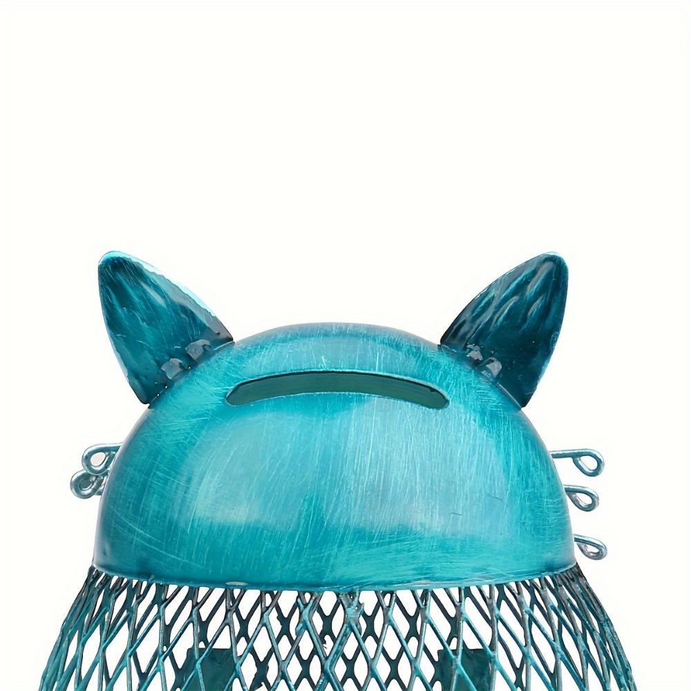 Cat Coin Piggy Bank Animal Piggy Bank with Bottom Cover Creative Cat Gift Suitable for Home Living Room Bookshelf Decoration Birthday Gift