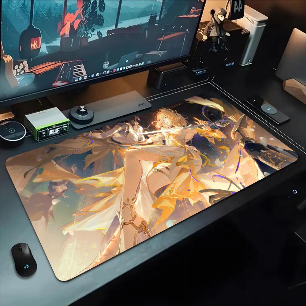 Aglaea Hsr Mouse Pad 500X1000 Mm Large Gaming Mousepad Gamer XL Rubber Otaku Keyboard Pad Laptop Desk Mat