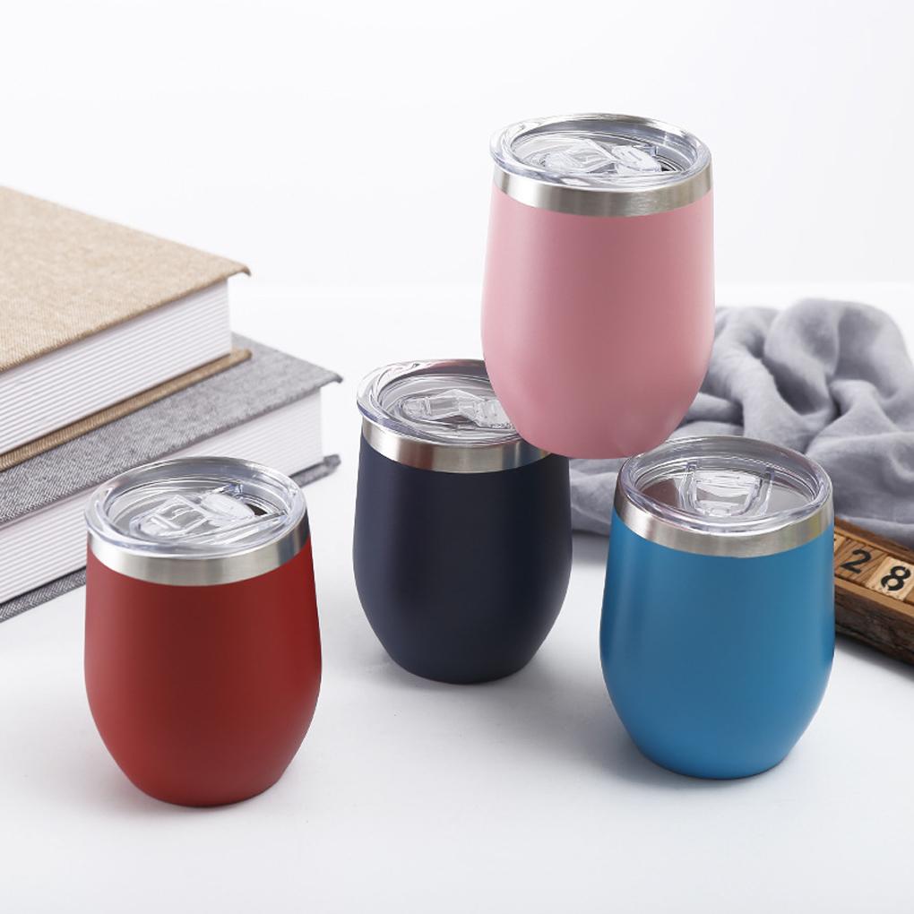 Vacuum Thermal Cup ple Style Drinking Holder 350ml Stainless Steel Water Milk Coffee Insulated Cups Drink Beverage Containers