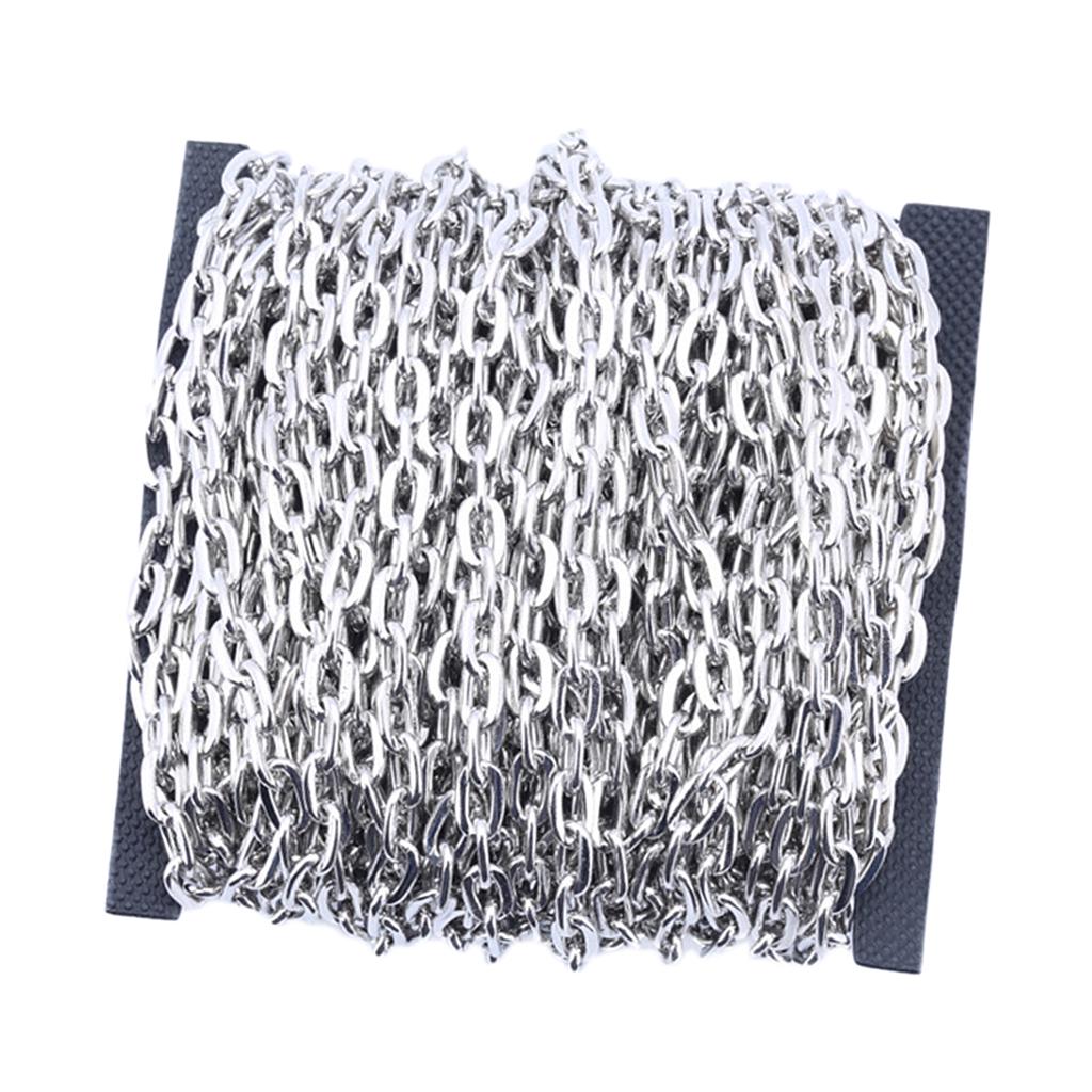 1 rolă de lanțuri de cruce de fier pentru lanțuri de cabluri pentru confecții de bijuterii DIY aurii