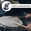 Professional Drum Mount Bracket Leg Base Cymbal Clamp Floor Drum Leg Drums Maintenance Rack Holder Instrument Parts