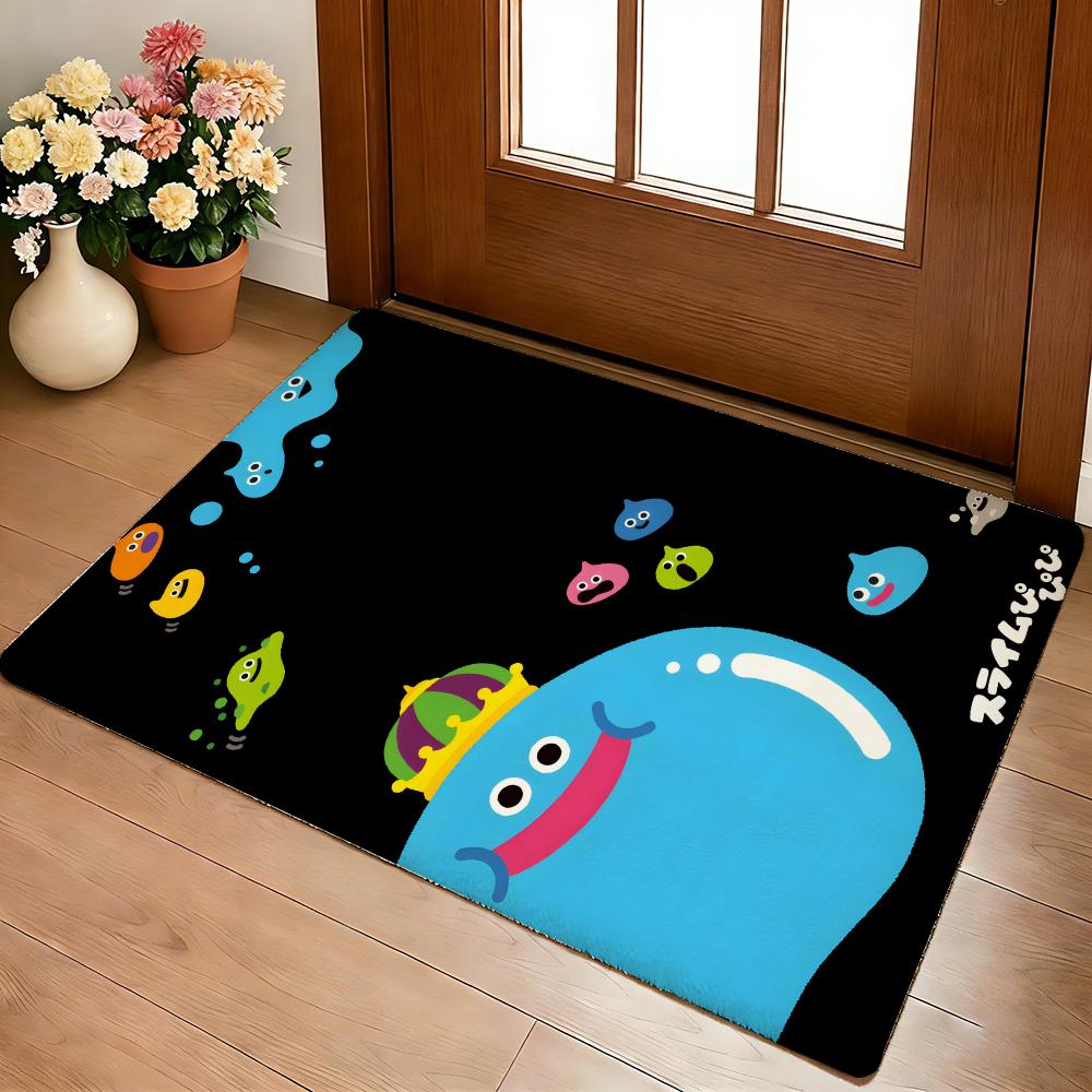 M-Morimori Dragon Anime Floor Mat Cozy Flannel Soft Thick Non-Slip Mat For Living Room Bedroom Kitchen Decor Rugs