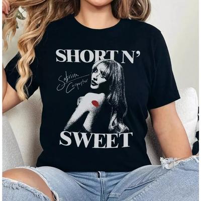 Vintage Sabrina Carpenter Shirt Sabrina Espresso Shirt Tour 2026 Tee Full Size Graphic Short Sleeve Shirt Unisex Y2k Short Sleeves Classic