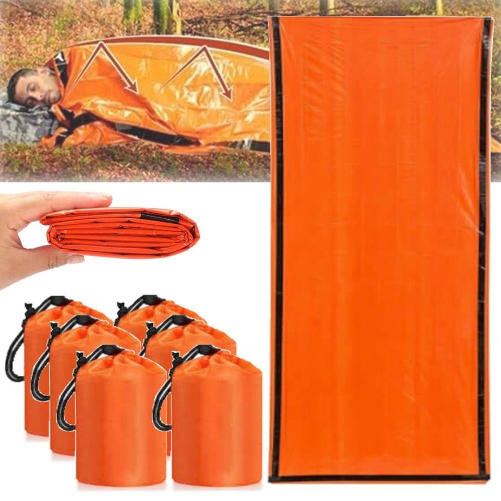Portable Emergency Sleeping Bag Windproof Bivy Blanket Mini Emergency Survival Sleeping Bag