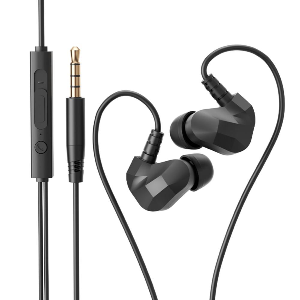 

Noise Canceling Wired Headphones 3.5MM Earbuds Universal Earphone чёрный