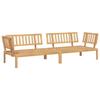 VidaXL Canapés d'angle palette de jardin 2 pcs bois massif d'acacia, canapé de jardin, siège de jardin, siège d'extérieur, 3209306