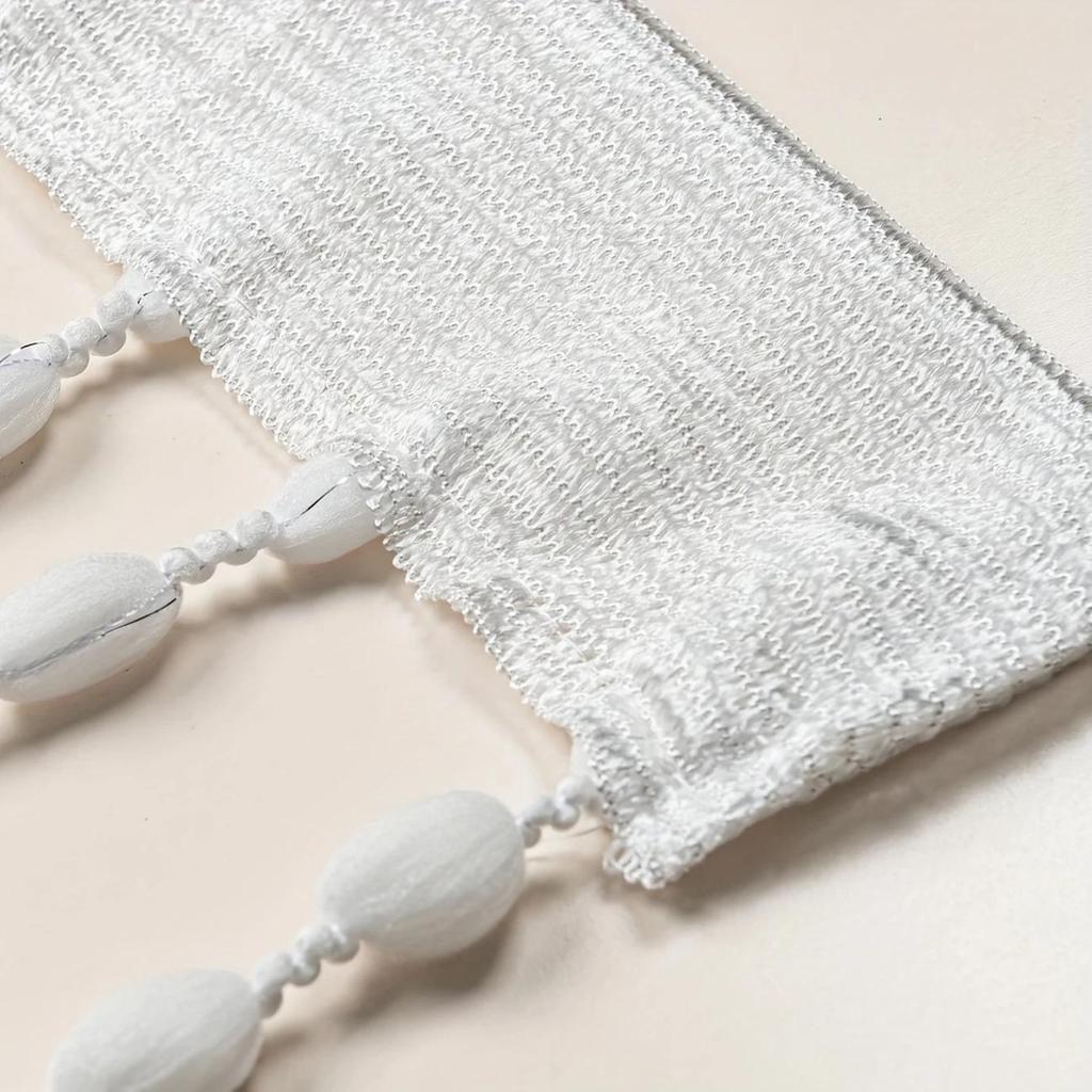 1PCS Lantern Ball Curtain White Champagne Colored Door Curtain Decoration, Suitable for All Seasons