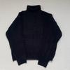 ENFANTS RICHES DEPRIMES Asymmetrical High Neck Cable Knit Sweater