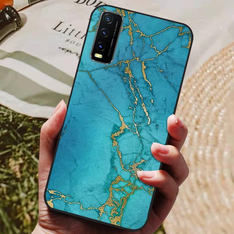 For Vivo Y11S Case Silicone Soft TPU Phone Cover For Vivo Y12s V2027 Case Cartoon Case Protective Bumper For Vivo V2032 Y11s