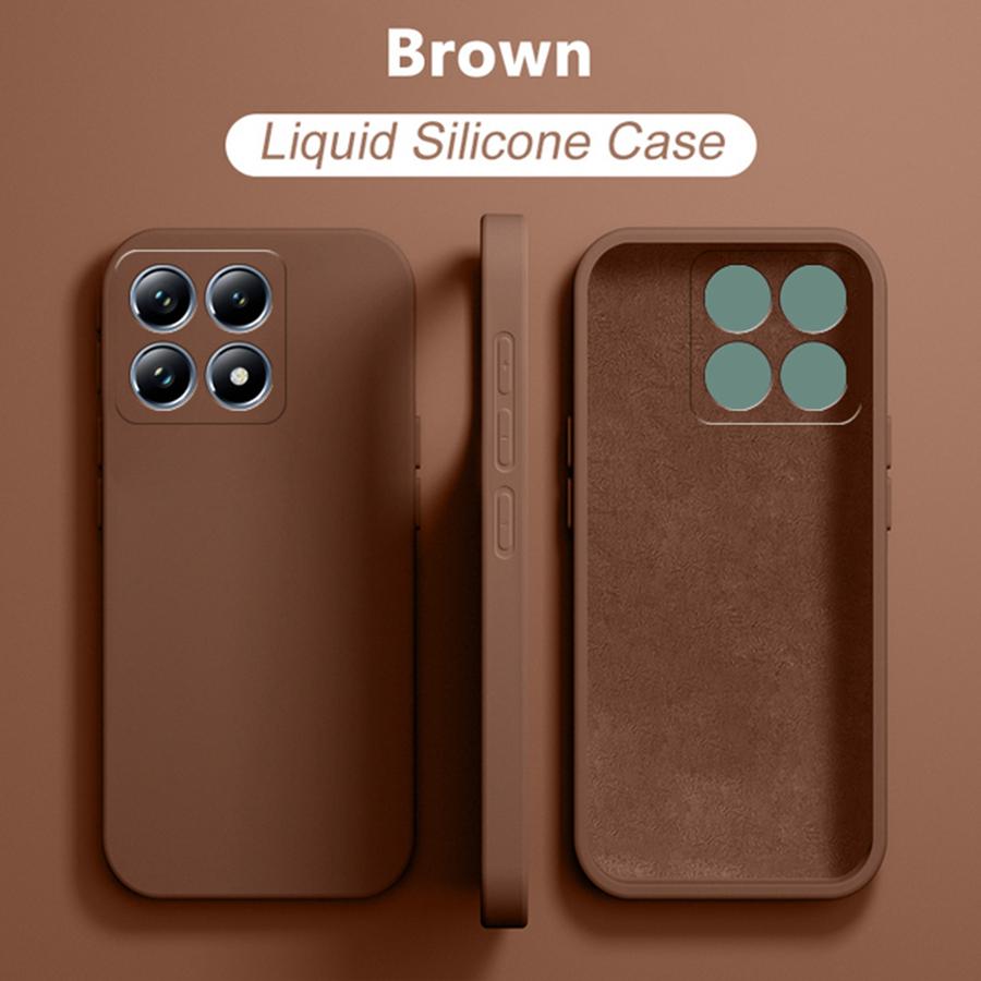 Liquid Silicone Soft Phone Case Cover for Xiaomi 14T / 14T Pro Redmi 14C 4G