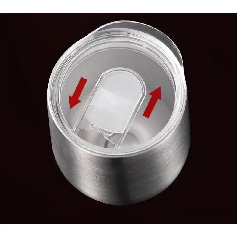Yerba Mate Becher 304 Edelstahl Doppelwand Argentinische Yerba Mate Kalebasse mit Deckel/Strohhalm Tragbarer Teebecher Kaffee Thermoskanne 377ml