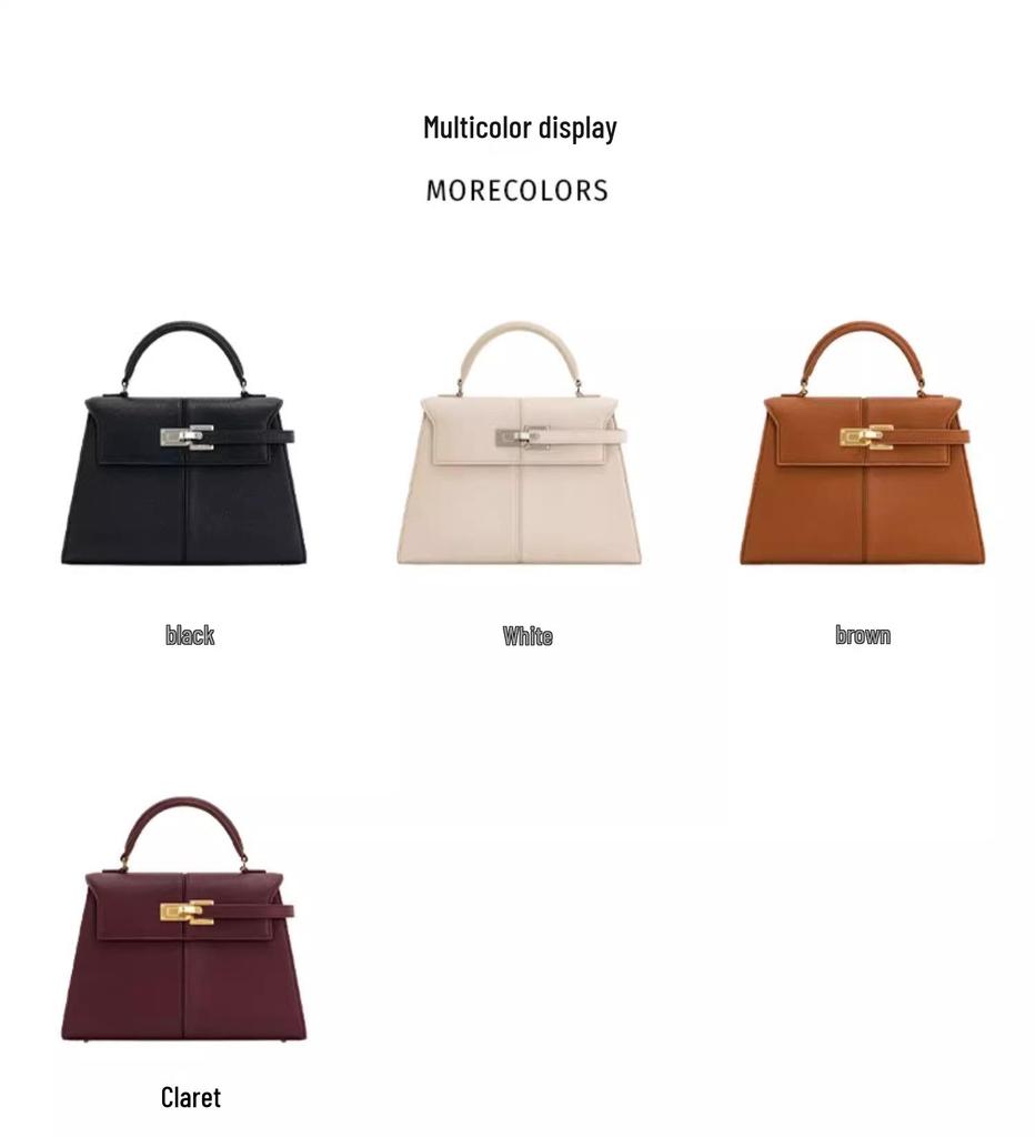 JWPEI Lichoběžková Dámská Univerzální Messenger Kabelka z Pravé Kůže