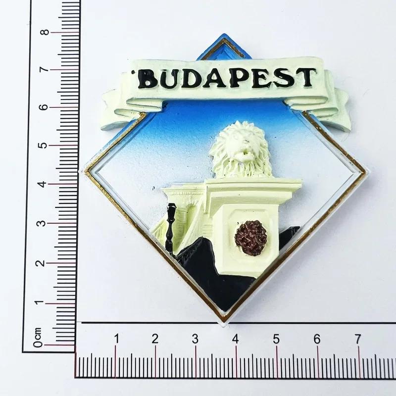 

Hungary Travelling Fridge Magnets Budapest Chain Bridge Tourism Souvenirs Fridge Magnetic Stickers Wedding Gifts Home Decoration