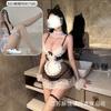 Crispy Sexy Lingerie Sexy Uniform Seduction Maid Suit Cosplay Lace Perspective Maid Suit