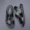 Men's Sandals Summer Leather Soft-soled Non-slip Beach Shoes 2025 New Large Size 46 Casual Wear 47 Cool Slippers