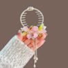 Antique Flower Horsetail Buckle Pearl Hanfu Headwear Temperament Flower Ponytail Holder  Lady