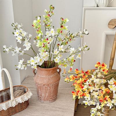 Nep Freesia Bloemplant 75 cm Realistische Kunstorchidee Echte Touch Nep Phalaenopsis Takken voor Bruiloft Feest Huisdecoratie