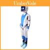 Costume cosplay di Astro Bot, tuta in poliestere per eventi di gioco