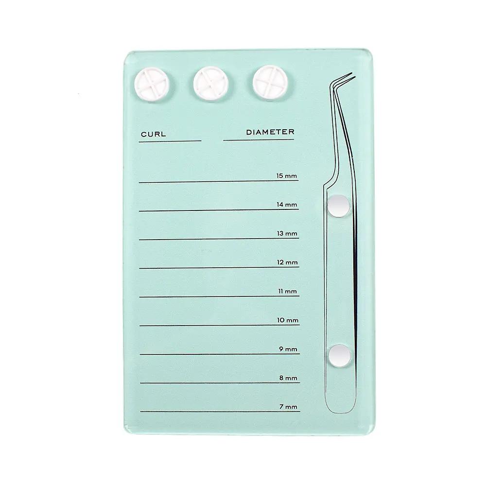 Extension Scale Holder False  Eyelashes Pad Lash Magnetic Makeup Tools makeup  Acrylic Lash Board With Glue Pallet Cup Eyelash